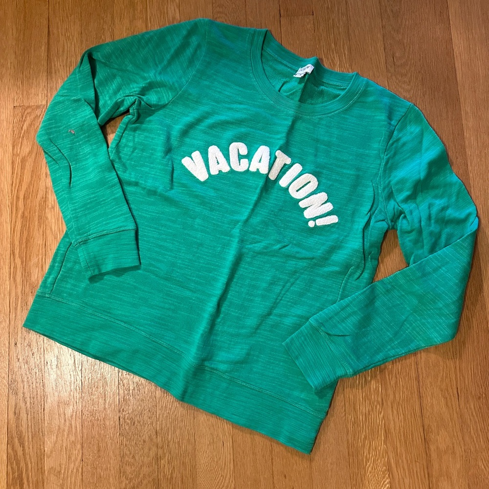 JCrew Novelty Vacation Slub Sweatshirt